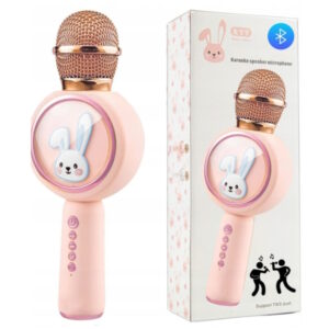 Mikrofon Karaoke Bluetooth MP3 Prezent Dla Dziecka Mikrofon Bezprzewodowy