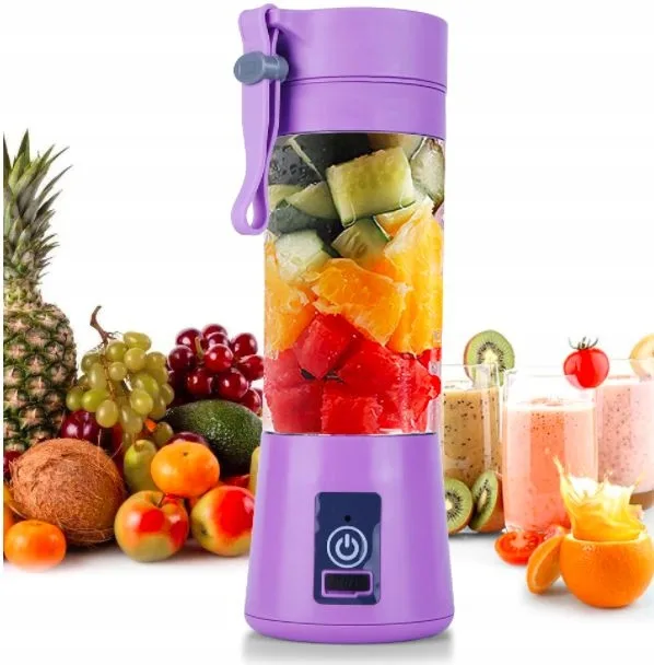 Blender Mikser Turystyczny Usb Bezprzewodowy 380Ml