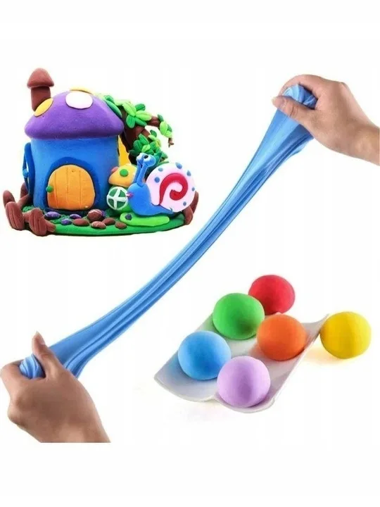 Magiczna Plastelina Piankolina Glina Sensoplastyka