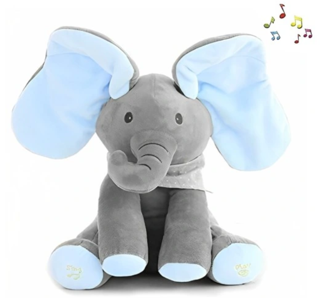 Interaktywny Słoń Akuku Pluszowy miś Śpiewa Gra
