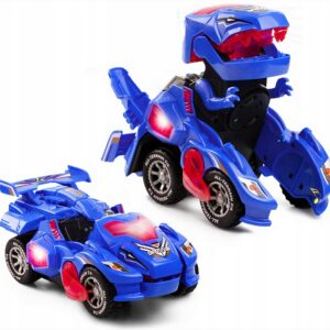 Auto robot dinozaur transformujący samochód led