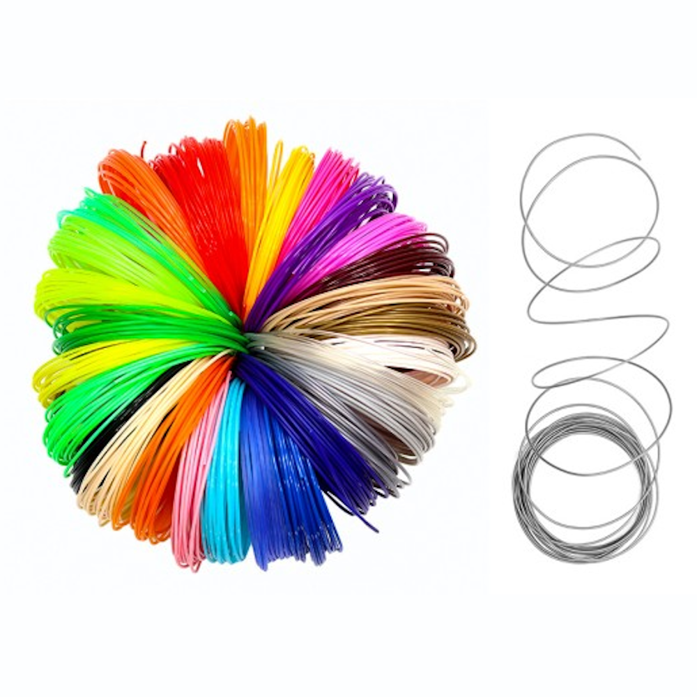 Wkłady Filament Do Długopisu 3D Pen 100m 20 Kolorów 20x5m