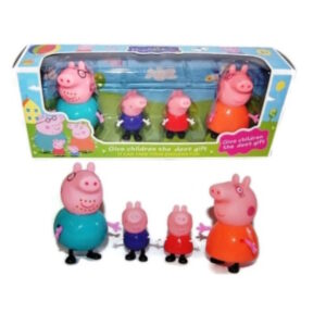 Świnka Peppa Zestaw 4 Figurek Rodzinka