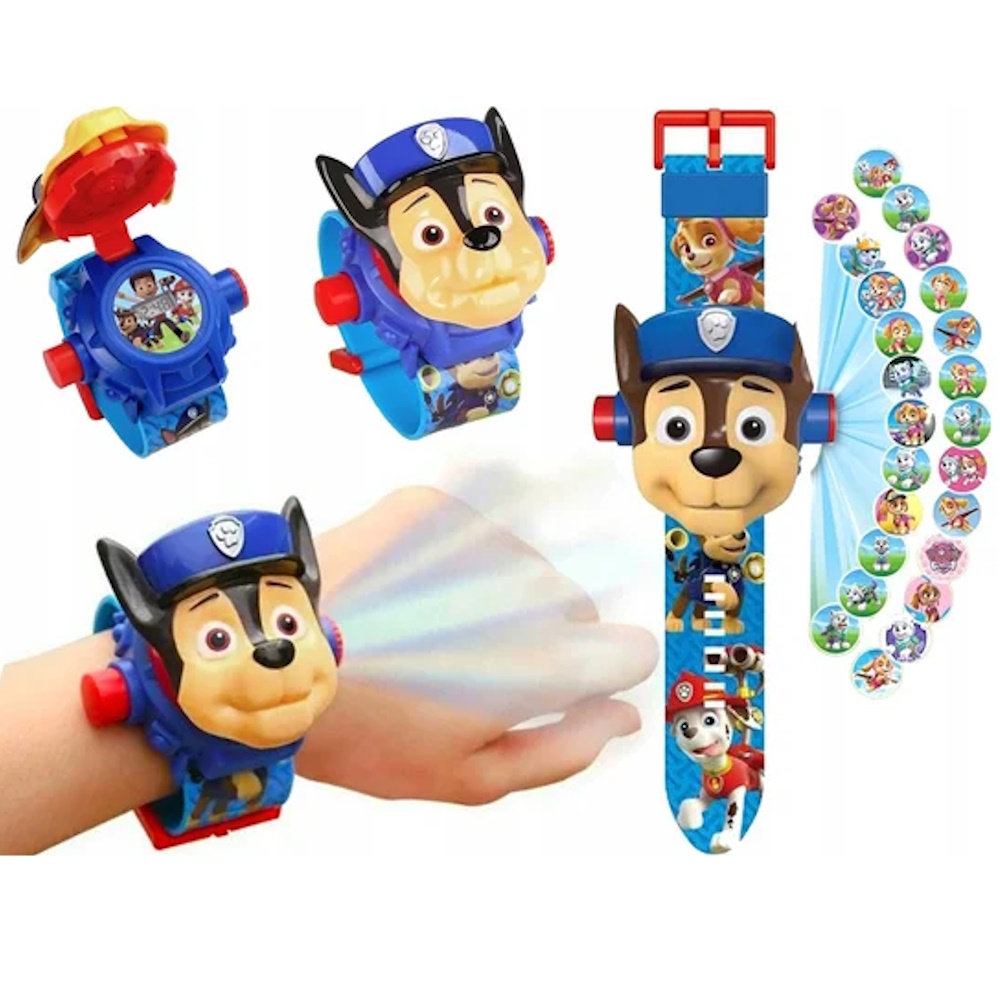 Zegarek Psi Patrol Cyfrowy Z Projektorem Figurka 3D