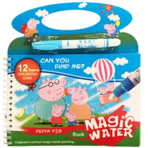 Świnka Peppa Kolorowanka Wodna + Magiczny Flamaster
