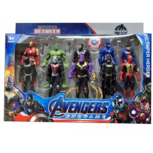 Avengers Zestaw 10 Figurek Spiderman Hulk Iron Batman Thor
