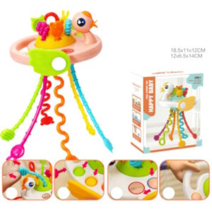 Zabawka Sensoryczna Dla Dzieci i Niemowląt 5w1 - Gryzak Kluczyki Pop IT