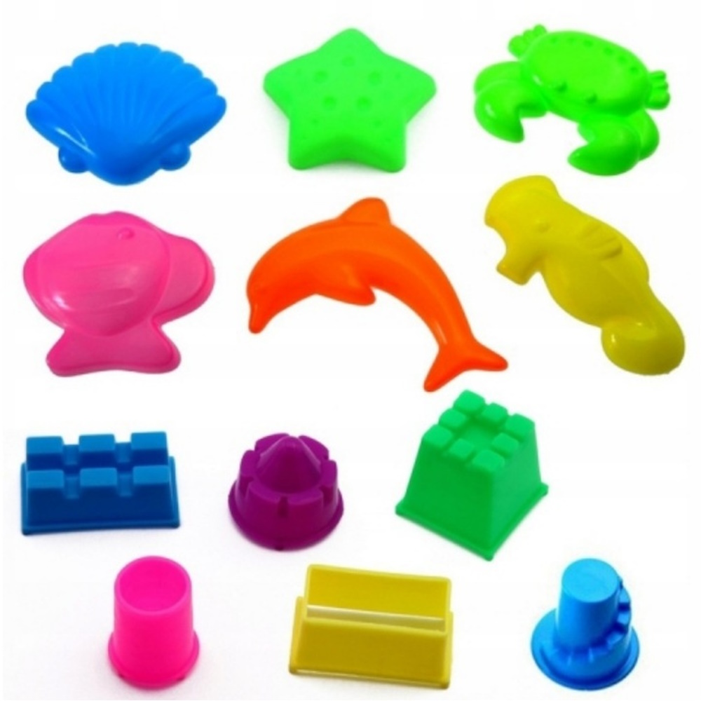 Piasek Kinetyczny 2Kg +Basen Foremki Łopatka Patyczki Piaskownica Zestaw XL