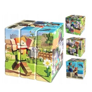 Minecraft Kostka Logiczna 3X3 Układanka Rubika