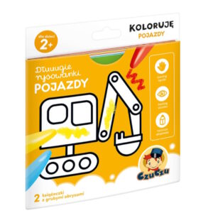 Długie Rysowanki Koloruję Pojazdy 2+ CzuCzu
