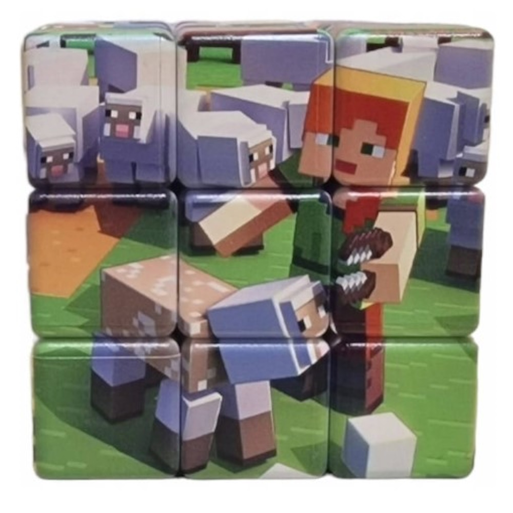 Minecraft Kostka Logiczna 3X3 Układanka Rubika
