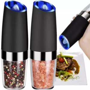 2X Młynek Elektryczny Grawitacyjny Do Soli Pieprzu