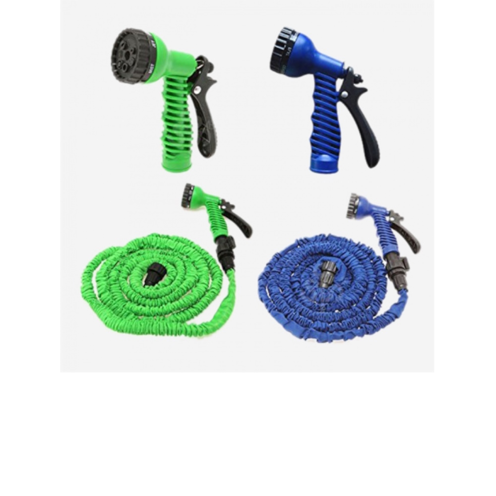 Wąż Ogrodowy Rozciągliwi Elastyczny 45m + Zraszacz+ Pistolet + Złączka