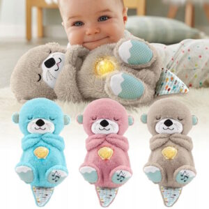 Szumiś Wydra Oddychająca Przytulanka Maskotka Szumiąca Uspokajacz Miś 32cm