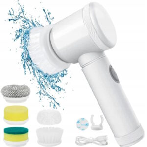 Szczotka Elektryczna Do Szorowania Obrotowa Myjka 5w1 Ładowana