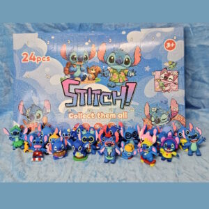 Kalendarz Adwentowy Stitch Dla Dzieci 24 Figurki Zestaw Świąteczny Adwent