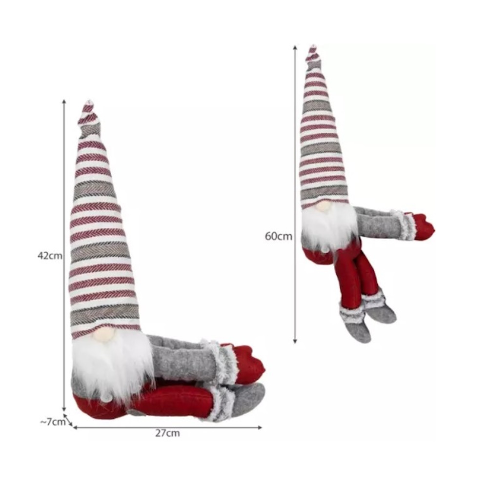 Skrzat Krasnal Wiszący Na Rzep Prezent Święta Duży