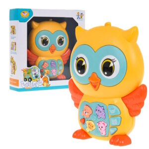 Edukacyjna Mądra Sowa Interaktywna Pianino Sensoryczna