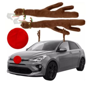 Rogi Renifera Na Samochód Świąteczne Ubranie