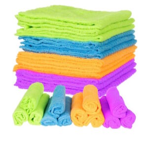 12x Miekka Ścierka Ściereczka Z Mikrofibry 30x30cm Szmatka Do Kurzu Zestaw