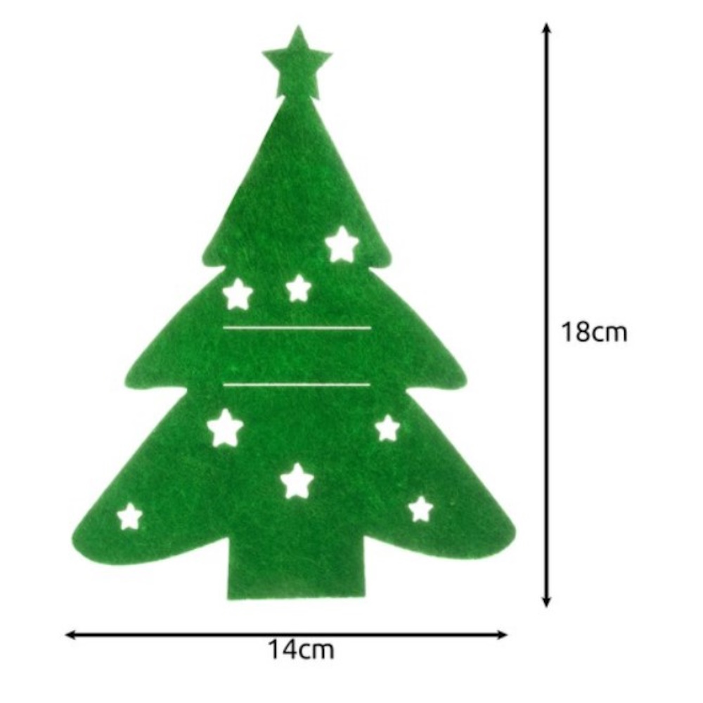 Etui Na Sztućce Choinki 12 Szt Dekoracja Świąteczna