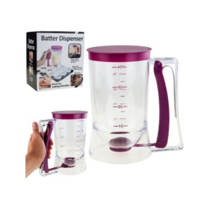 Dozownik Do Porcjowania Ciasta Gofrów Naleśników Pojemnik Z Miarką 900 Ml