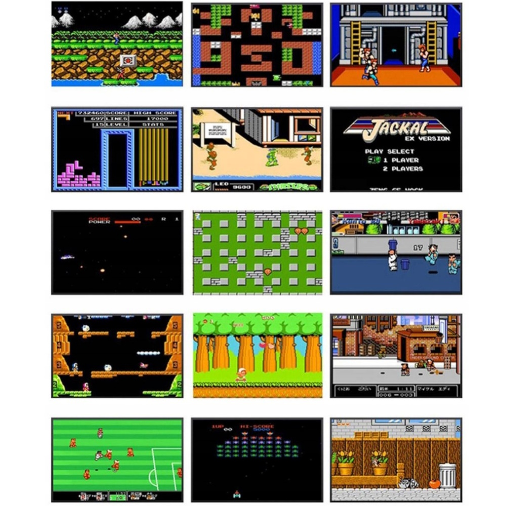 Przenośna Konsola Retro Stich 400 w 1 Pegazus Mario Contra Tetris Tank Sticz - obrazek 2