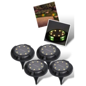 Lampa Solarna Gruntowa Multikolor Led Oczko