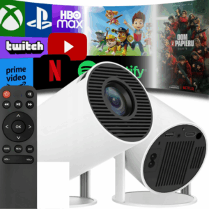 Projektor Rzutnik HY300 Pro HD TV 130'' Android WIFI Przenośny Obrotowy
