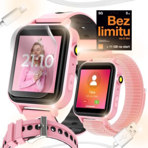 Smartwatch A8S Zegarek Telefon Dla Dzieci Rozmowy Muzyka Gry Latarka Krokomierz
