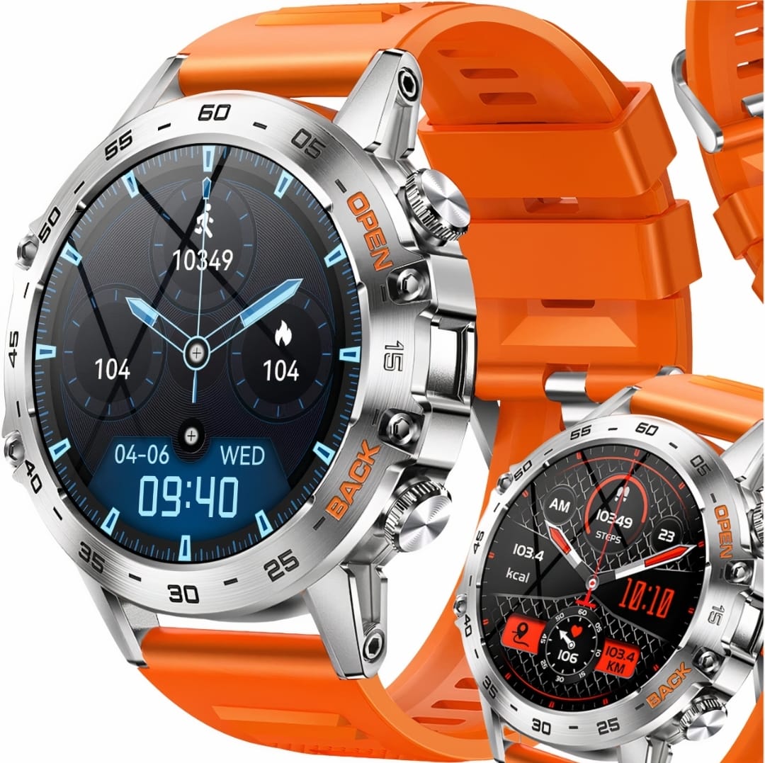 Zegarek Smartwatch K52 Sportowy Rozmowy Męski Polskie Menu Sport Pamir Ciśnienia