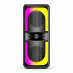 Głośnik Bezprzewodowy Przenośny Radio Bluetooth Pendrive Karta Led