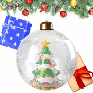 Dmuchana Bombka Świąteczna Dekoracyjna Nadmuchiwana Bożonarodzeniowa 60 cm