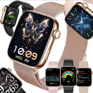 Smartwatch L21 Damski Zegarek Rozmowy Menu PL Zdrowie HD Amoled 1,85" 4 Paski