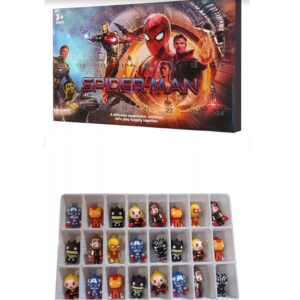 Kalendarz Adwentowy Avengers Spiderman Figurki Zawieszki 24 SZT.