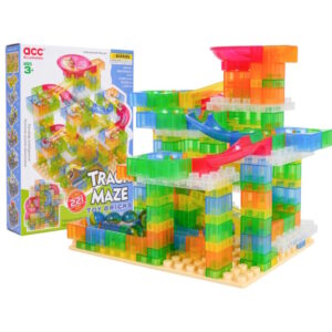 Mega Zestaw Tor Kulka 221el. Układanka Klocki