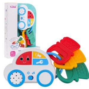 Interaktywny Autko Kluczyki Dla Najmłodszych Gryzak
