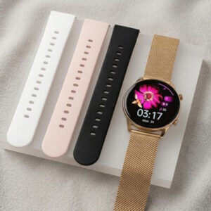 Smartwatch Mi7 Zegarek Damski Polskie Menu Rozmowy Powiadomienia Sport 4 Paski