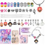 Zestaw Do Robienia Bransoletek KPOP Demon Hunters Rumi Mira Zoey Charms szkatułka