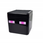 Klocki Magnetyczne 180 Sztuk 2 Figurki Pudełko Czarne Zestaw Klocków Magnes - Enderman