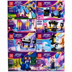 Komplet Klocki KPOP Demon Hunters Mega Zestaw Konstrukcyjny 8W1 407el K-POP