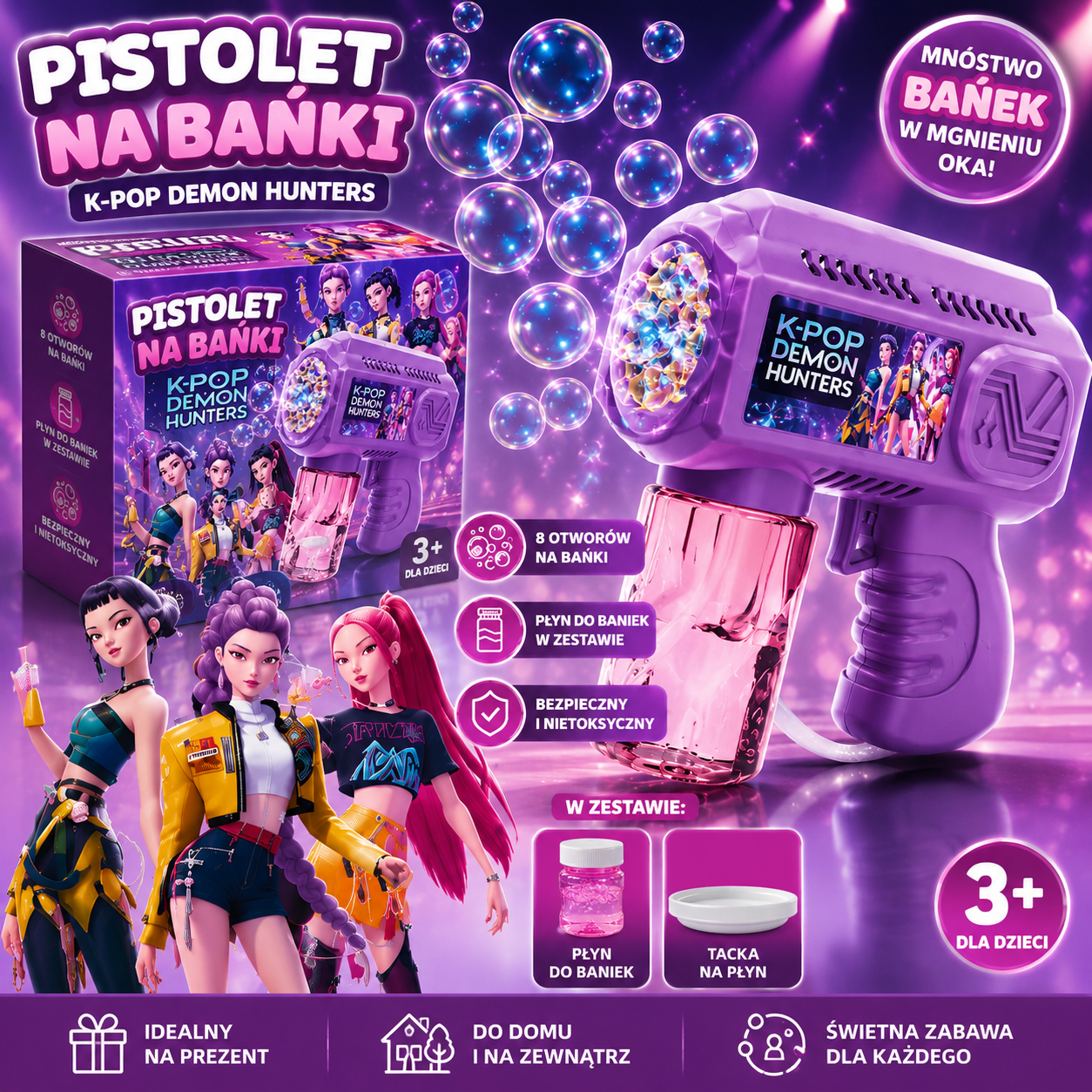 Pistolet na Bańki KPOP Demon Hunter Rumi
