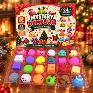 Kalendarz MINI SQUISHY Adwentowy 24 Gniotki Sensoryczne